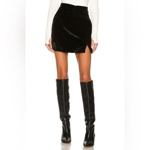 Lovers&Friends‎ MERCI MINI VELVET SKIRT NWT Size XS